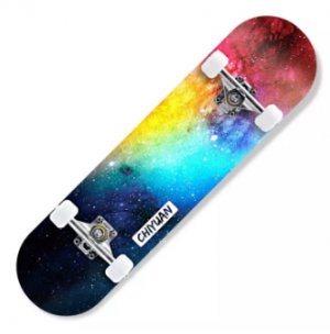 สเก็ตบอร์ด skateboard แฟชั่นสเก็ตบอร์ด สำหรับผู้เริ่มหัดเล่น(ล้อสามารถเลี้ยวได้)