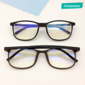 UniqueYou แว่นสายตายาวและสายตาสั้น เลนส์บลูบล๊อก Blue Filter ป้องกันรังสีสีฟ้า ป้องกันคอมพิวเตอร์ Anti-blue น้ำหนักเบา ใส่ได้ทั้งผู้หญิงและผู้ชาย คุณภาพอย่างดี พร้อมผ้าเช็ดแว่นและกล่องใส่แว่น