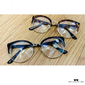 YOUREYESHOP แว่นสายตาสั้น ทรงกลมแคทอาย รุ่น K322