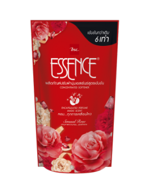 ผลิตภัณฑ์ปรับผ้านุ่มเอสเซ้นซ์สูตรเข้มข้น 6 เท่า กลิ่นSENSUAL ROSE 600 มล.