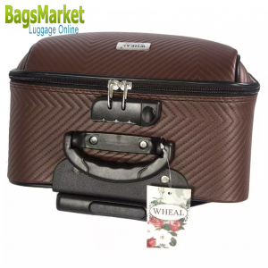 9889Shop Luggage กระเป๋าเดินทางล้อลาก Wheal 15 นิ้ว 4 ล้อ หมุนรอบ 360° Code F7900-15 New Arrival Brown