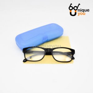 UniqueYou แว่นสายตายาวและสายตาสั้น เลนส์บลูบล๊อก Blue Filter ป้องกันแสงสีฟ้าที่มีโทษ น้ำหนักเบา ใส่ได้ทั้งผู้หญิงและผู้ชาย คุณภาพอย่างดี พร้อมผ้าเช็ดแว่นและกล่องใส่แว่น