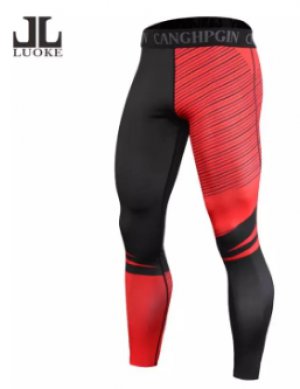 LUOKE การบีบอัดขนาดใหญ่สำหรับผู้ชายฟิตเนสกางเกงแห้งเร็ว Leggings กีฬากางเกงวิ่งกางเกงรัดรูป