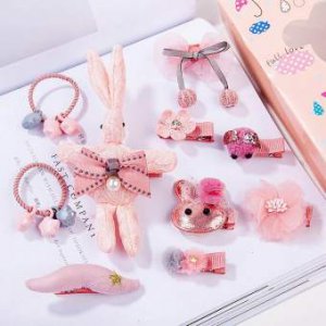 10ชิ้น/เซ็ตน่ารักเด็กคลิปผมเจ้าหญิงเด็กเงาสายคาดหัวทารกBows Crownผมวงยืดหยุ่นสำหรับผมทารกหญิงอุปกรณ์เสริม