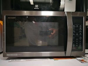 ส่งฟรี SHARP เตาอบไมโครเวฟ 2 ระบบ ย่าง กับ เวฟ MAGIC GRILL ขนาด 28 ลิตร รุ่น R-7280G-BS ระบบ Inverter ประหยัดไฟ