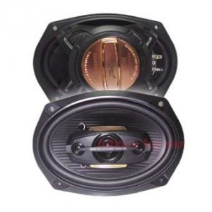 Bostwick ลำโพงเสียงรวมขนาด 6x9 นิ้ว แกนร่วมกรวยเคฟร่าสีดำ 140 W RMS