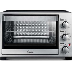 Midea เตาอบไฟฟ้า 32 ลิตร 1500 วัตต์ รุ่น MTO-327FRS สีเทา