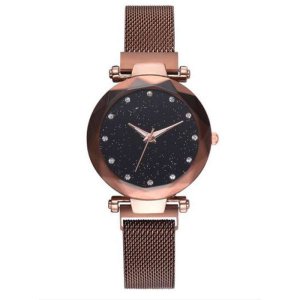 Riches Mall นาฬิกาแฟชั่น นาฬิกาควอตซ์ผู้หญิง นาฬิกาแม่เหล็ก Women Starry Sky Watch Waterproof Magnet Strap Buckle พร้อมส่ง (มีเก็บเงินปลายทาง) RW133